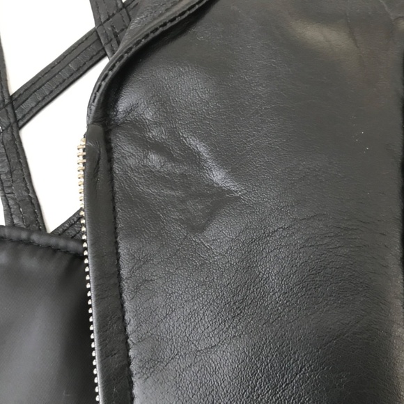 Vintage Genuine Cropped Black Leather Motorcycle Vest Women’s - Picture 9 of 10